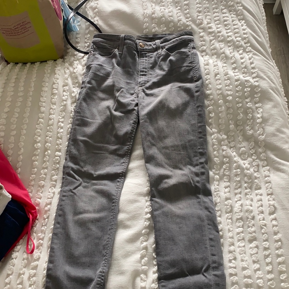 Joe’s grey jeans